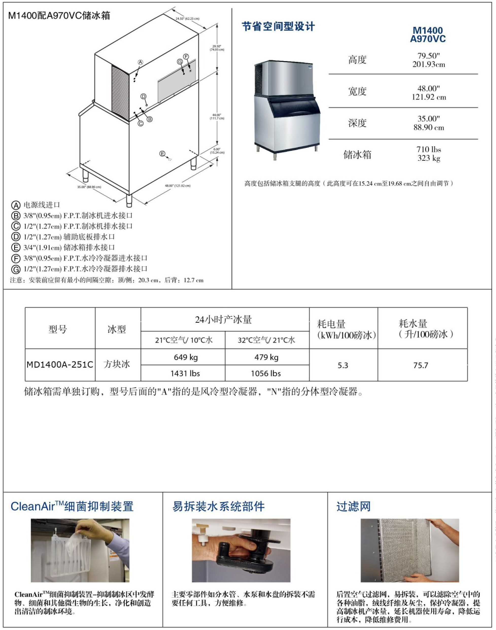 萬利多Manitowoc制冰機(jī)M1400